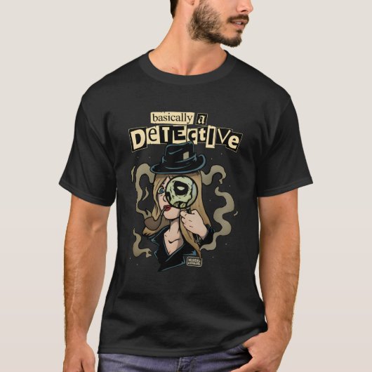 基本的に探偵の真の犯罪 Tシャツ (正面)