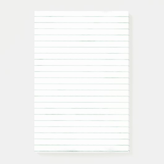 基本的シンプルな白い線の紙 ポストイット (正面)