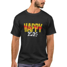 基本的ユニセックスなTシャツ – Happy New Year 2025