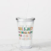 基本的人権を望む少女たち アクリルタンブラー (裏面)