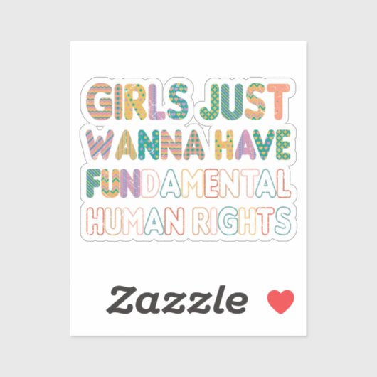 基本的人権を望む少女たち シール (シート)