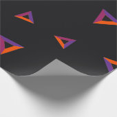 基本的注意トークン暗号通貨コインパターン ラッピングペーパー (角)