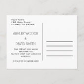 基本結婚式招待状はがき インビテーションポストカード (裏面)