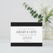 基本結婚式招待状はがき インビテーションポストカード (スタンド正面)
