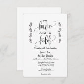 基本結婚式招待状 招待状 (正面/裏面)