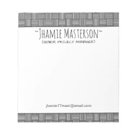 基本織パーソナライズされたり ノートパッド