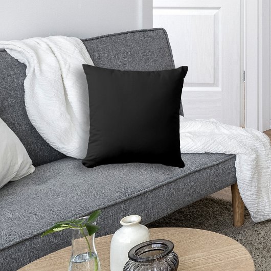 基本色（黒） クッション