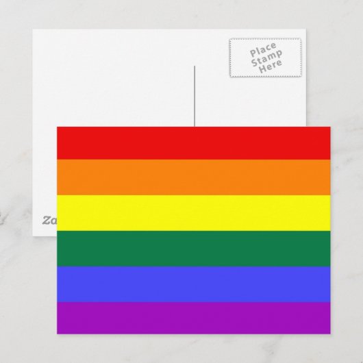基本虹の旗 ポストカード (正面/裏面)