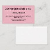 基本補綴学者名刺 名刺 (正面/裏面)