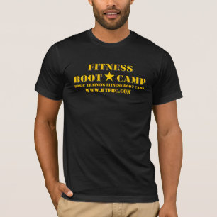 基本訓練のフィットネスの基礎訓練キャンプ Tシャツ
