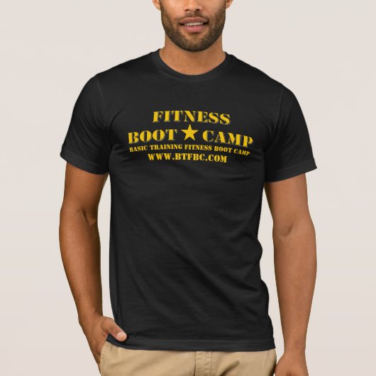 基本訓練のフィットネスの基礎訓練キャンプ Tシャツ (正面)