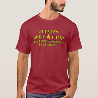 基本訓練のフィットネスの基礎訓練キャンプ Tシャツ