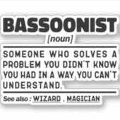 基本語名詞定義ミュージカル楽器 クール シール (正面)