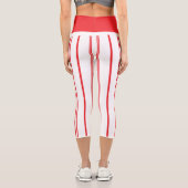 「基本赤と白的なストライプ」の高い上昇率 カプリレギンス (裏面)