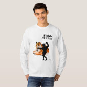 基本長袖Tシャツ：内で戦う Tシャツ (正面フル)