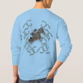 基本長袖Tシャツ:連鎖反応 Tシャツ (裏面)