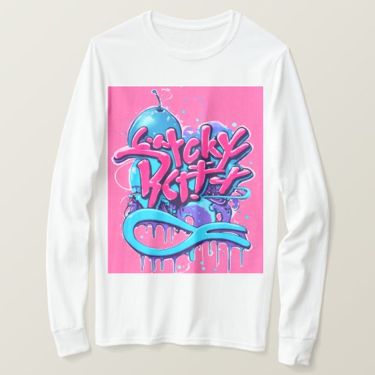 基本長袖Tシャツ Tシャツ (デザイン正面)