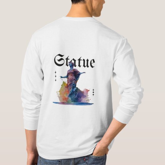 基本長袖Tシャツ Tシャツ (裏面)