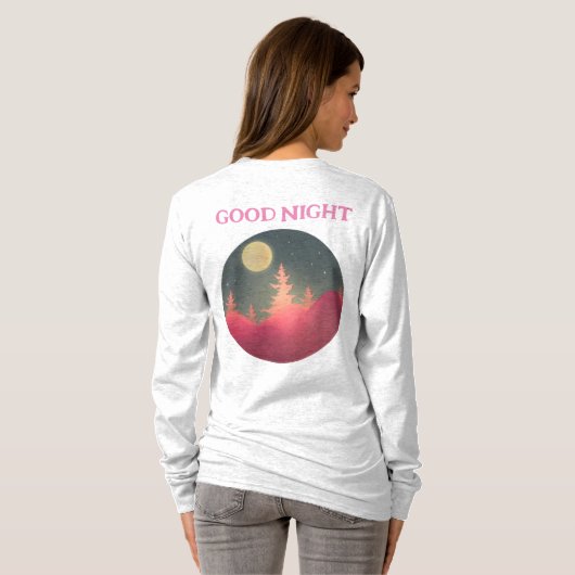 基本長袖Tシャツ Tシャツ (裏面フル)