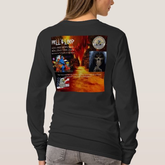 基本長袖Tシャツ Tシャツ (裏面)