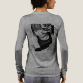 基本長袖T男性へシャツ/女性 トライブレンドＴシャツ (背面)