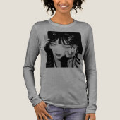 基本長袖T男性へシャツ/女性 トライブレンドＴシャツ (正面)