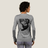 基本長袖T男性へシャツ/女性 トライブレンドＴシャツ (背面全体)