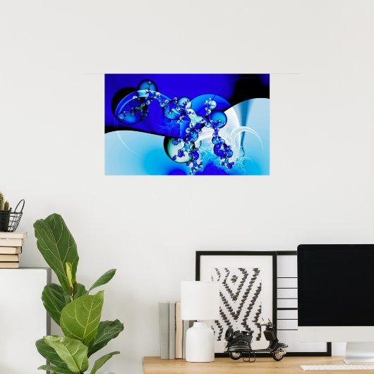 基本青 ポスター (ホームオフィス)