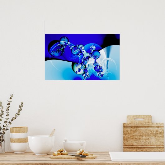 基本青 ポスター (キッチン)