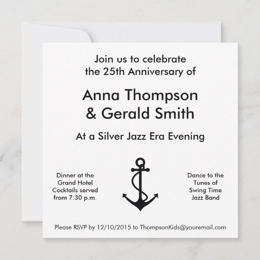 基本黒いかり 招待状 (裏面)