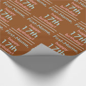 基本17誕生日包装紙 ラッピングペーパー (角)