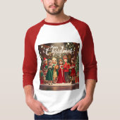 基本3/4スリーブラグランTシャツ Tシャツ (正面)