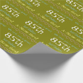 基本85番目の誕生日ラッピング紙 ラッピングペーパー (角)