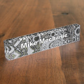 基本 デスクネームプレート (側面)