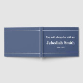 基本・パーソナライズされた葬儀案内書 ゲストブック (全面)