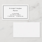 基本/名ミニマル刺 名刺 (正面/裏面)