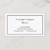 基本/名ミニマル刺 名刺 (正面)