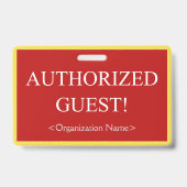 基本「認定ゲスト！」 バッジ (裏面)