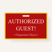 基本「認定ゲスト！」 バッジ (裏面)