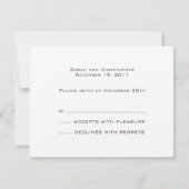 基本：: Mocca :: Response Card 出欠カード (正面)