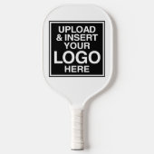 基本Office Businessロゴのみ – 白い背景 ピックルボールラケット (正面)