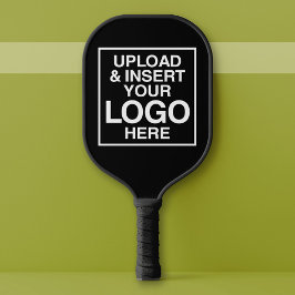 基本Office Businessロゴのみ – 黒い背景 ピックルボールラケット