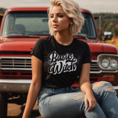 基本Witchレトロスタイルカスタマイズ可能Tシャツ Tシャツ