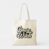 基本Witchレトロスタイルカスタマイズ トートバッグ (裏面)