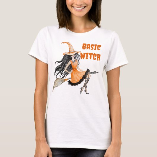 基本Witch Tシャツ、基本Witch付きTシャツ Tシャツ (正面)