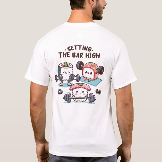 基準を高く設定する Tシャツ (裏面)