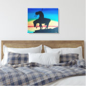 基準線の終点 キャンバスプリント (インサイチュ (寝室))