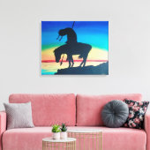 基準線の終点 キャンバスプリント (インサイチュ (リビング))