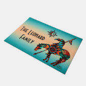 基準線の終点 ドアマット (アングル)