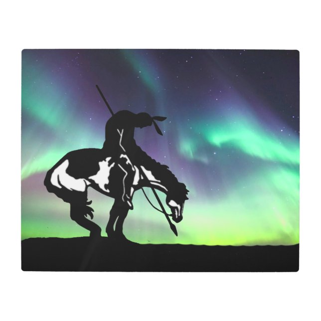 基準線の終点 メタルプリント (正面)